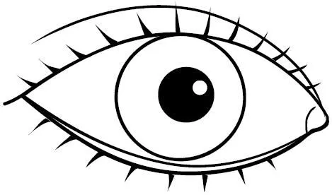 Dibujos para colorear de ojos grandes - Imagui