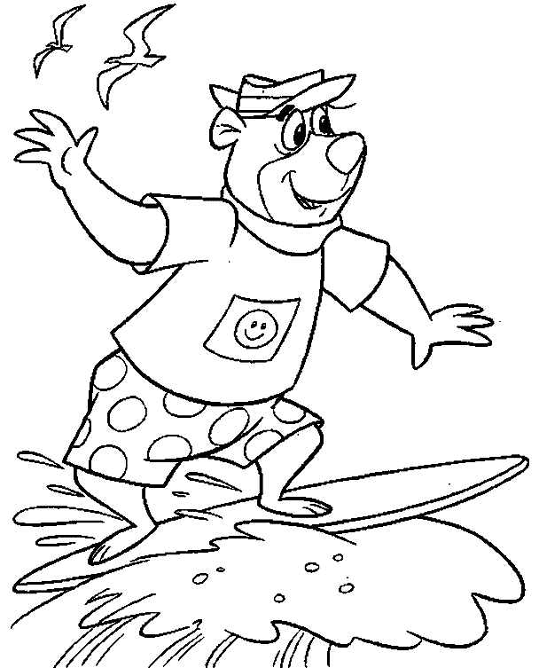 Dibujos para colorear de Oso Yogi