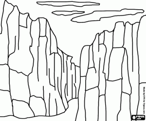 Dibujos para colorear de Paisajes naturales , dibujos para ...