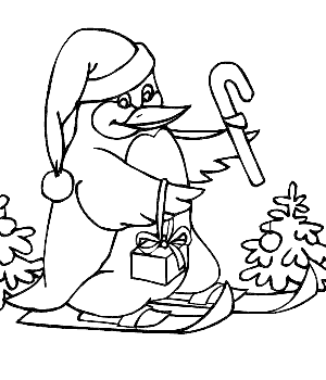 Imagenes de pinguinos para colorear - Imagui