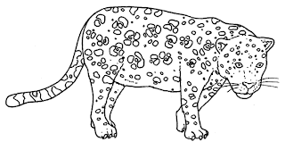 DIBUJOS PARA COLOREAR PINTAR IMAGENES: DIBUJOS DEL LEOPARDO PARA ...