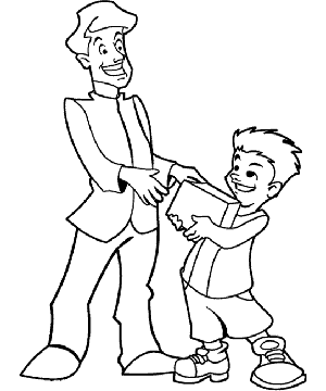 DIBUJOS PARA COLOREAR PINTAR IMAGENES: DIBUJOS DEL PADRE (PAPA ...