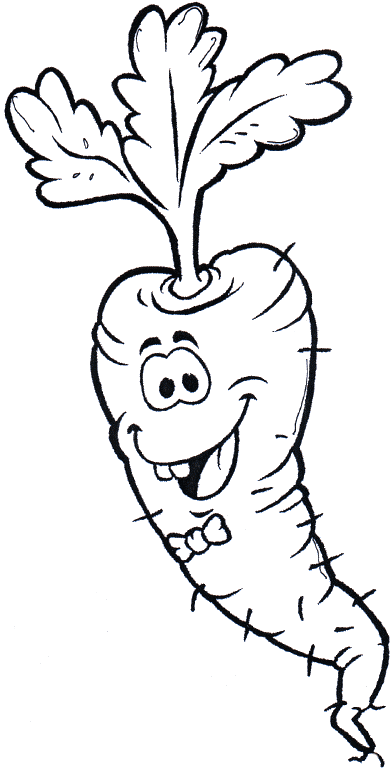 DIBUJOS PARA COLOREAR PINTAR IMAGENES: DIBUJOS DE ZANAHORIAS PARA ...