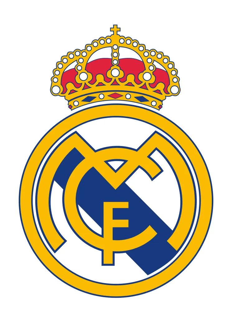 Dibujos para Colorear, Pintar , imprimir.....: ESCUDO REAL MADRID