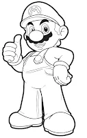 Dibujos para Colorear, Pintar , imprimir.....: Mario Bros para ...