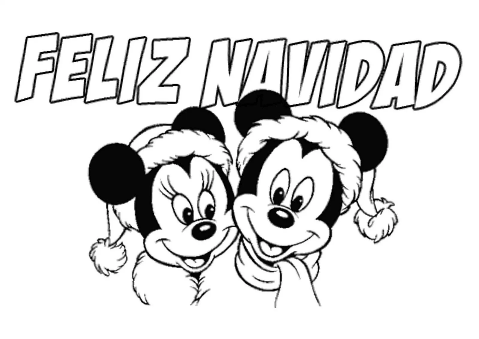 Dibujos para Colorear, Pintar , imprimir.....: NAVIDAD DISNEY