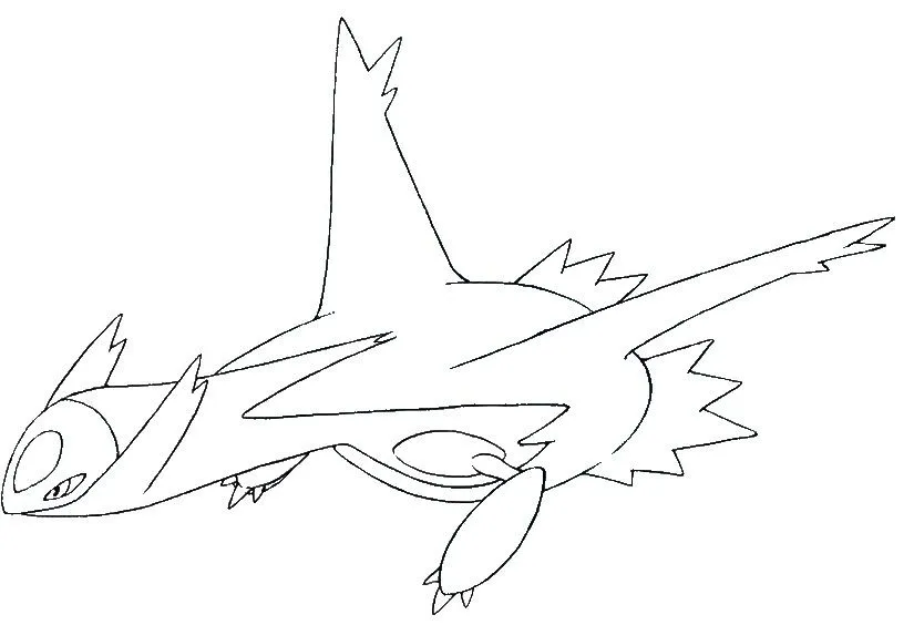 Dibujos para colorear Pokemon - Latios - Dibujos Pokemon