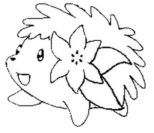 Dibujos para colorear Pokemon - Shaymin - Dibujos Pokemon