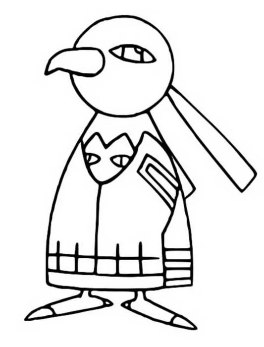 Dibujos para colorear Pokemon - Xatu - Dibujos Pokemon