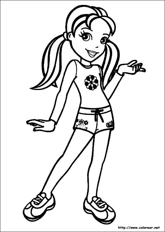 Dibujos para colorear de Polly Pocket