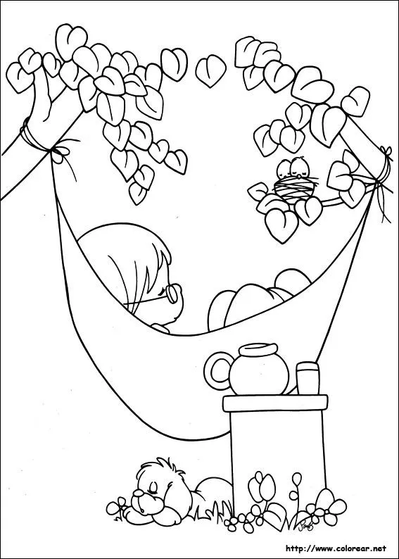 Dibujos para colorear de Preciosos Momentos