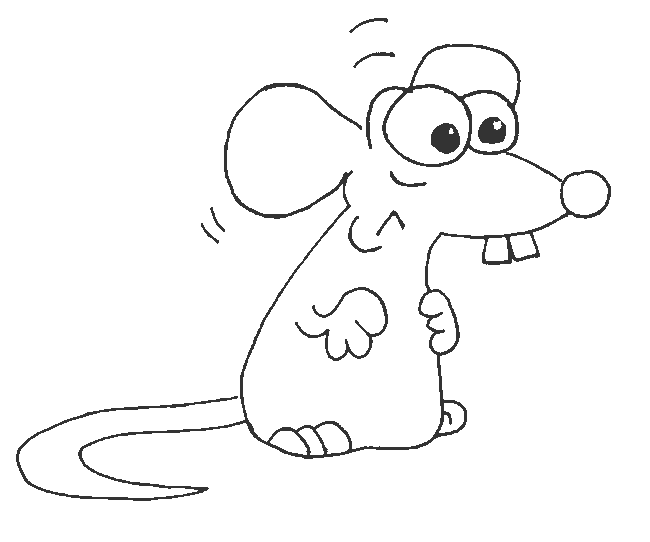 Dibujos para colorear: RATON