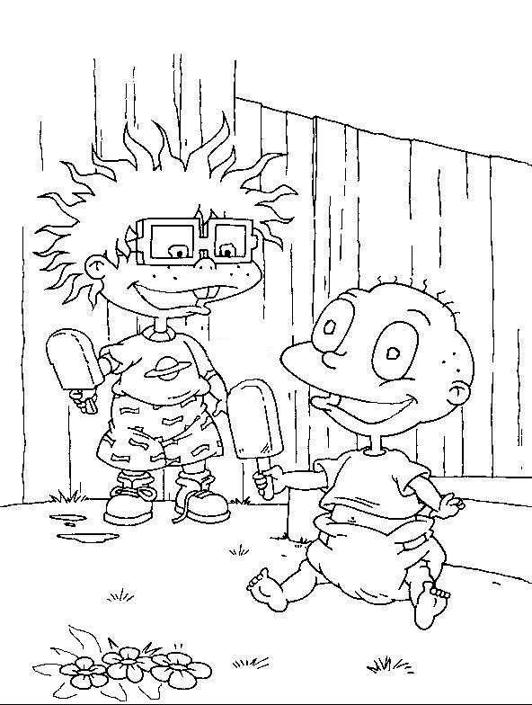 Dibujos para colorear de Rugrats o Aventuras en pañales ...