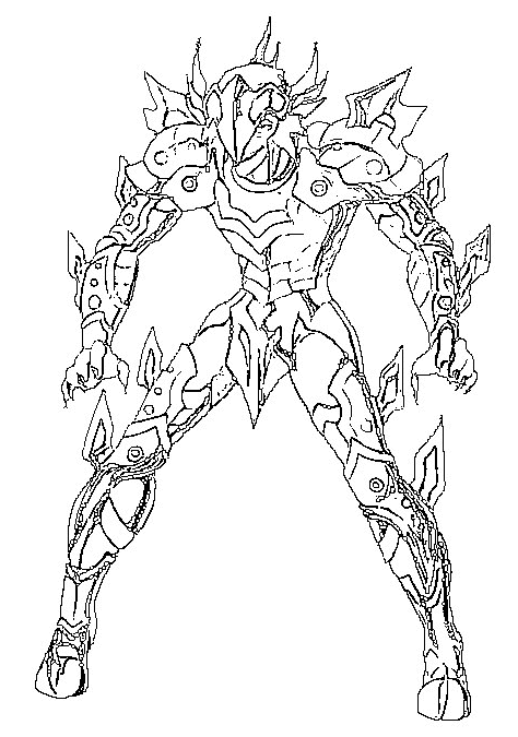 Dibujos para colorear de Saint Seiya, Los Caballeros del Zodiaco ...