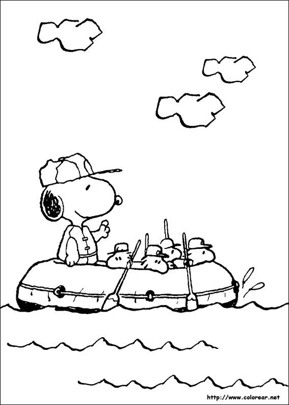 Dibujos para colorear de Snoopy