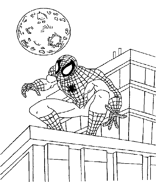 Dibujos para colorear de Spiderman o El Hombre Araña, Plantillas ...