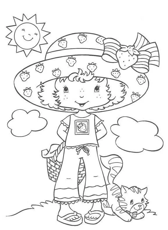 Dibujos para colorear Strawberry Shortcake - Imagui