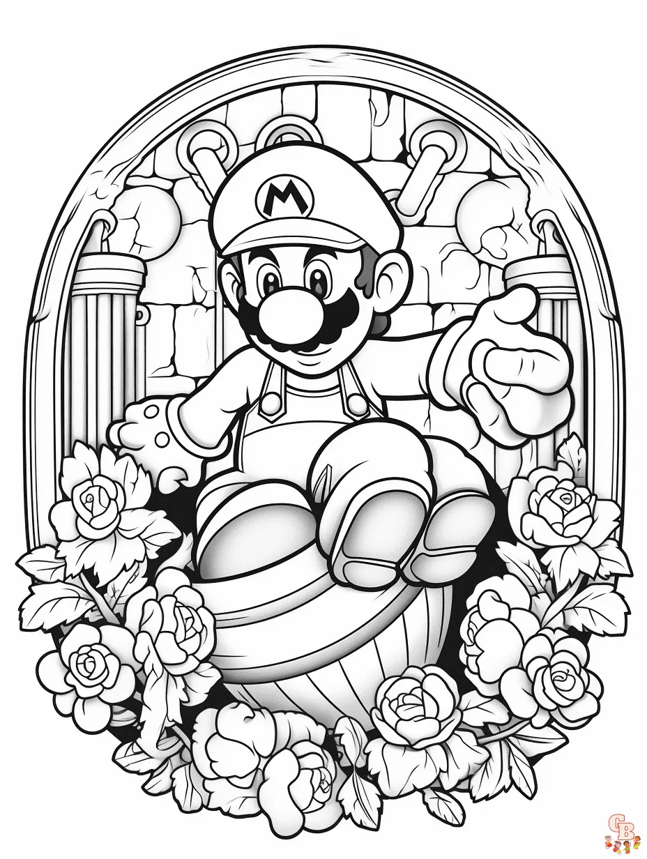 Dibujos para colorear de Super Mario: Actividades divertidas y educativas