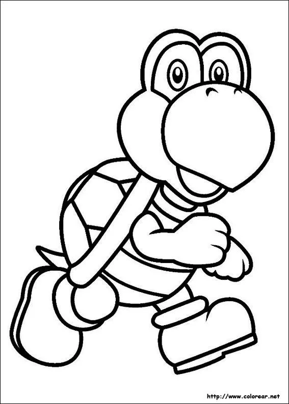 Dibujos para colorear de Super Mario Bros.