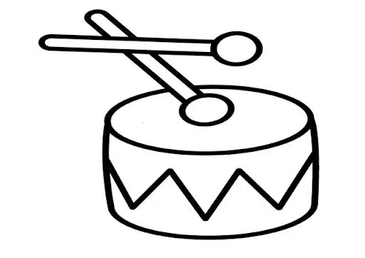 Dibujos para colorear tambor - Imagui