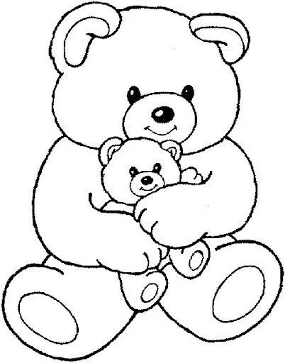 Dibujos para colorear de teddy bear - Imagui