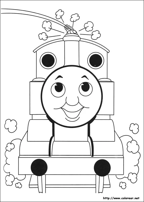 Dibujos para colorear de Thomas y sus amigos