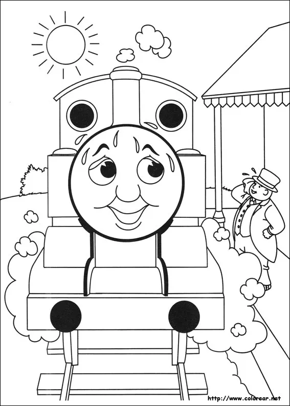 Dibujos para colorear de Thomas y sus amigos