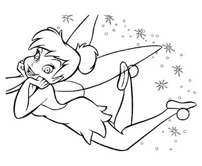 Dibujos para colorear de tinkerbell y sus amigas - Imagui