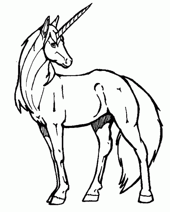 Dibujos para colorear de unicornios con alas - Imagui