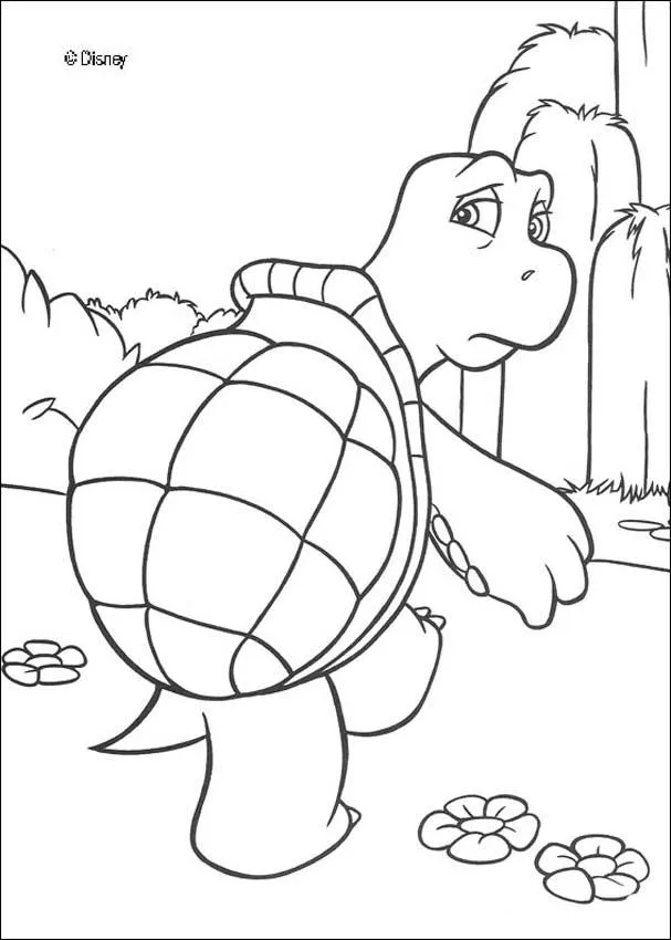 Dibujos para colorear VECINOS INVASORES - Verne la tortuga