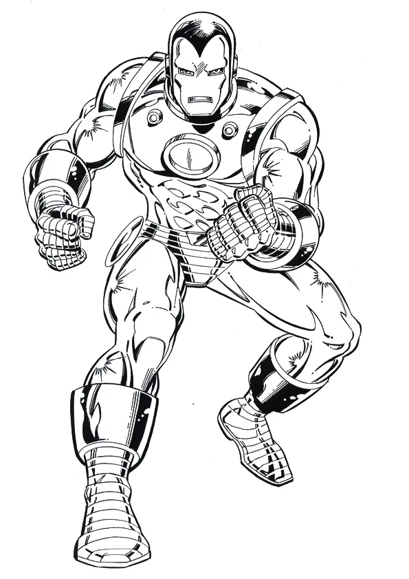 Dibujos de Los Vengadores para colorear: Iron Man ~ Dibujos para ...