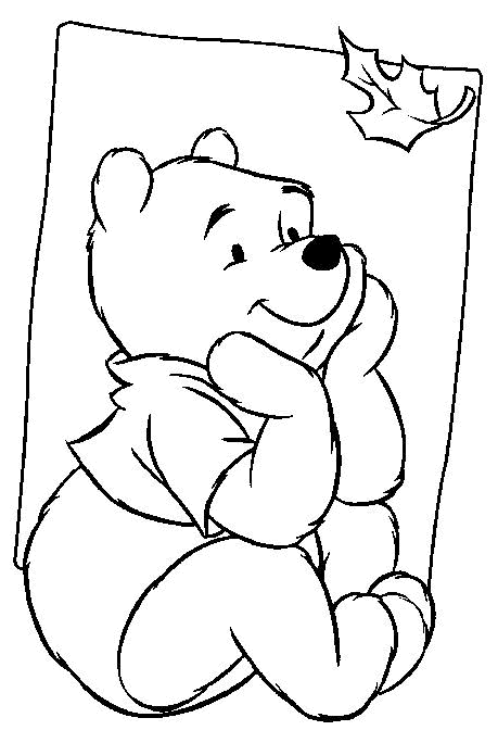 Dibujos para colorear de Winnie the Pooh, Ursinho Puff, Winnie l ...