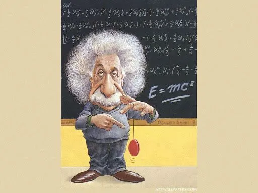 Dibujos cómicos sobre Albert Einstein. Dibuixos còmics sobre l ...