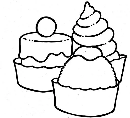 Dibujos para pintar comer - Imagui