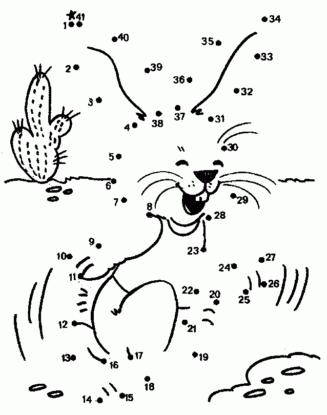 Une los puntos y colorea tu dibujo