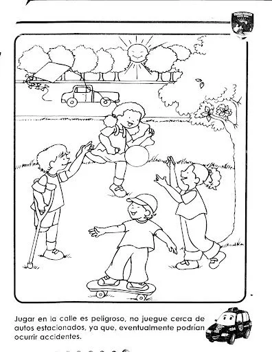 DIBUJOS CONSEJOS PARA LA SEGURIDAD DE LOS NIÑOS