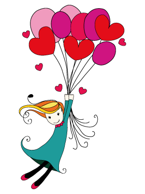 Dibujos de corazones para colorear y pintar, corazones