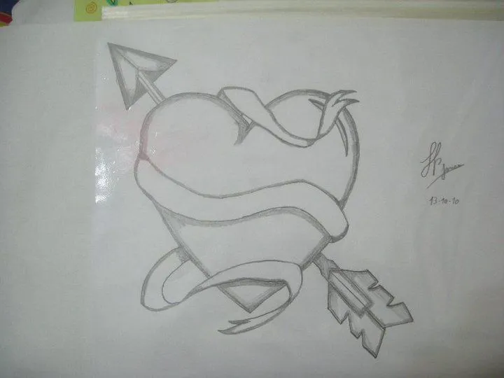 Dibujos a sombra de lapiz de amor - Imagui