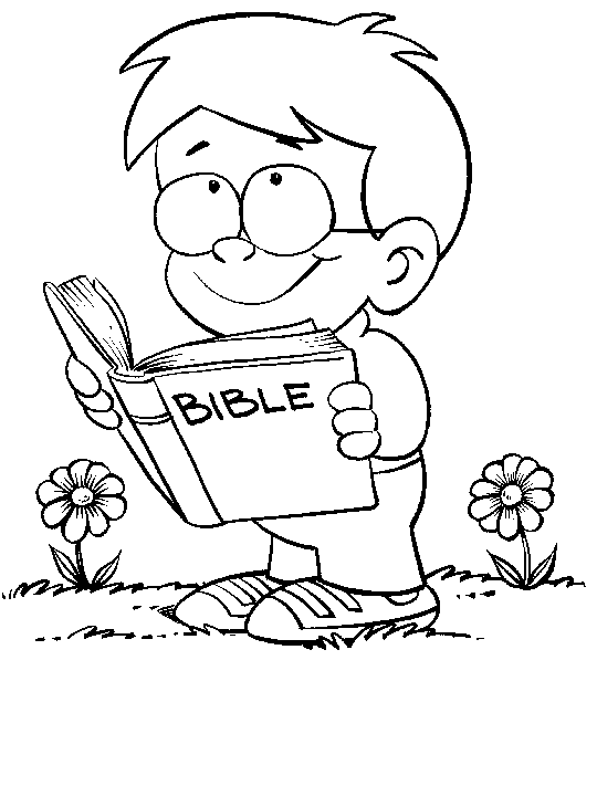 Dibujo de niño leyendo - Imagui