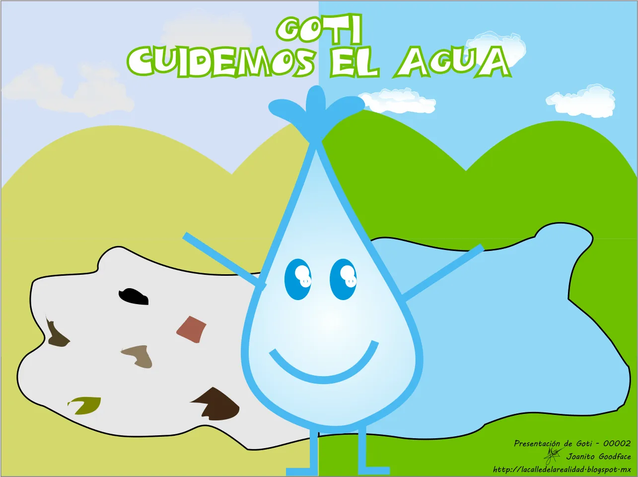 Dibujos de como cuidar el agua - Imagui