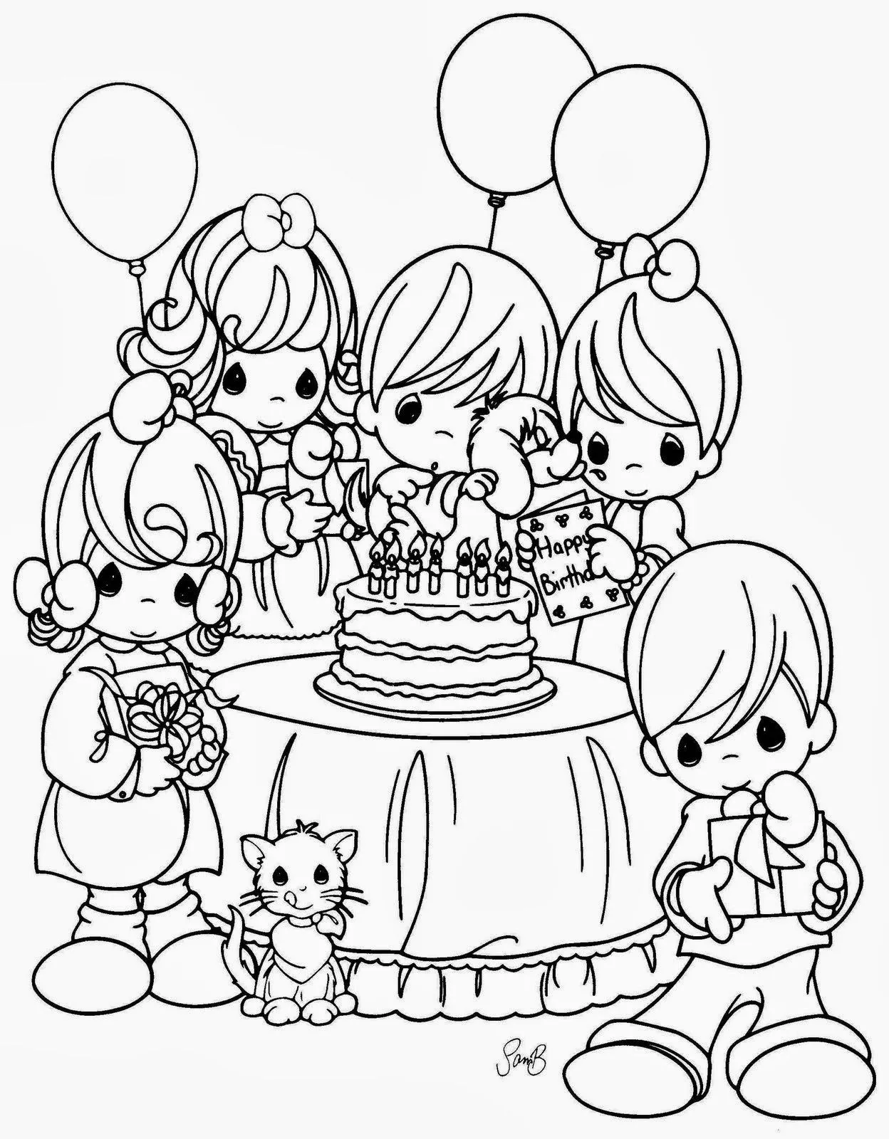 Dibujos de Cumpleaños para Colorear | Dibujos para Niños