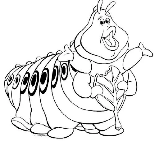 Dibujos de orugas para colorear - Imagui