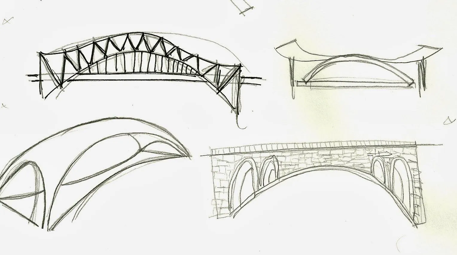 Dibujos Dai Carlos Garcia: Estudio de Puentes