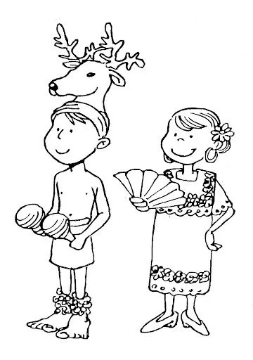 Danzas tipicas del peru para colorear - Imagui