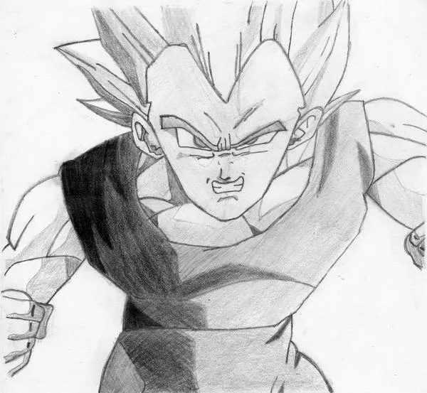 Dibujos faciles de vegeta - Imagui