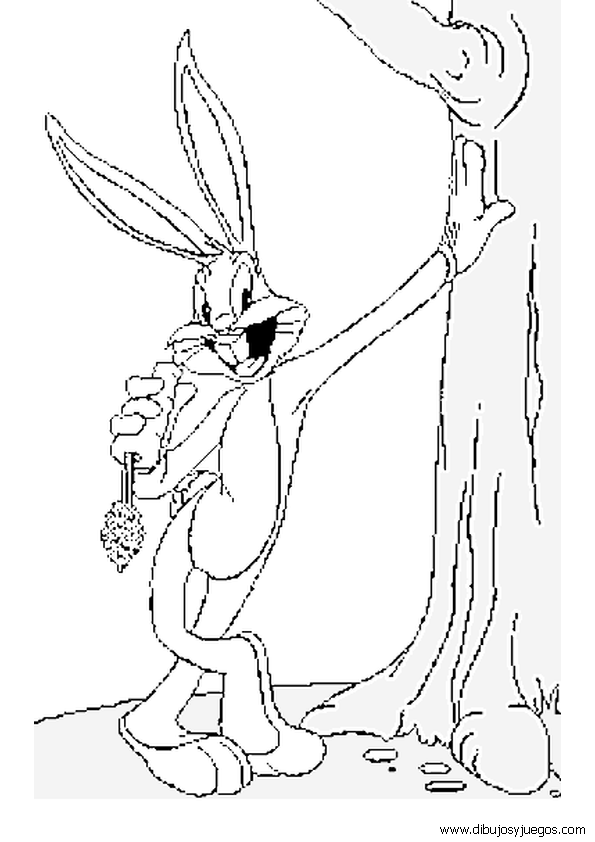 dibujos-de-bugs-bunny-012 | Dibujos y juegos, para pintar y colorear