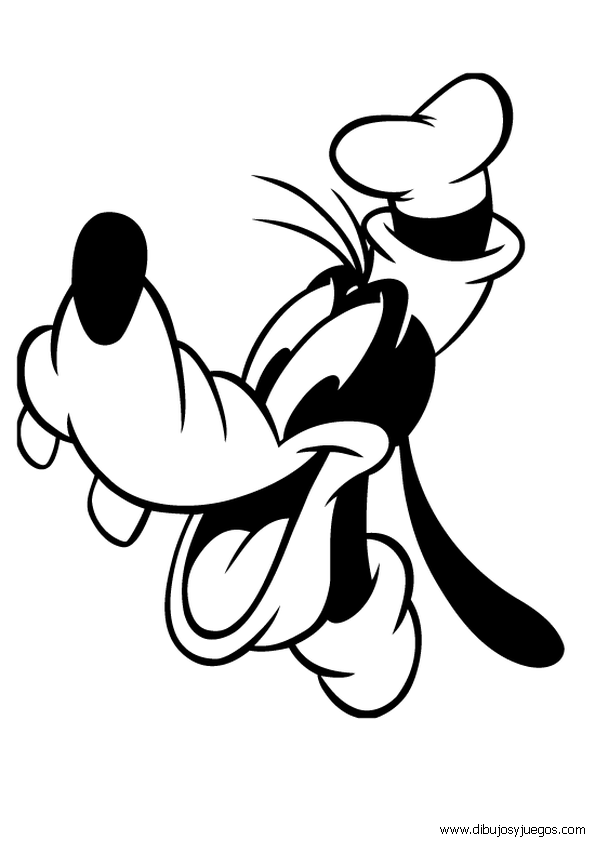 dibujos-de-goofy-031 | Dibujos y juegos, para pintar y colorear