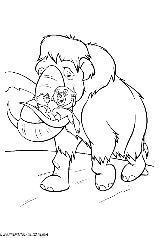 mamut Colouring Pages