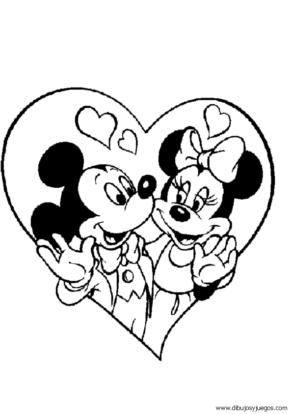 dibujos-de-minnie-mouse-014 | Dibujos y juegos, para pintar y colorear