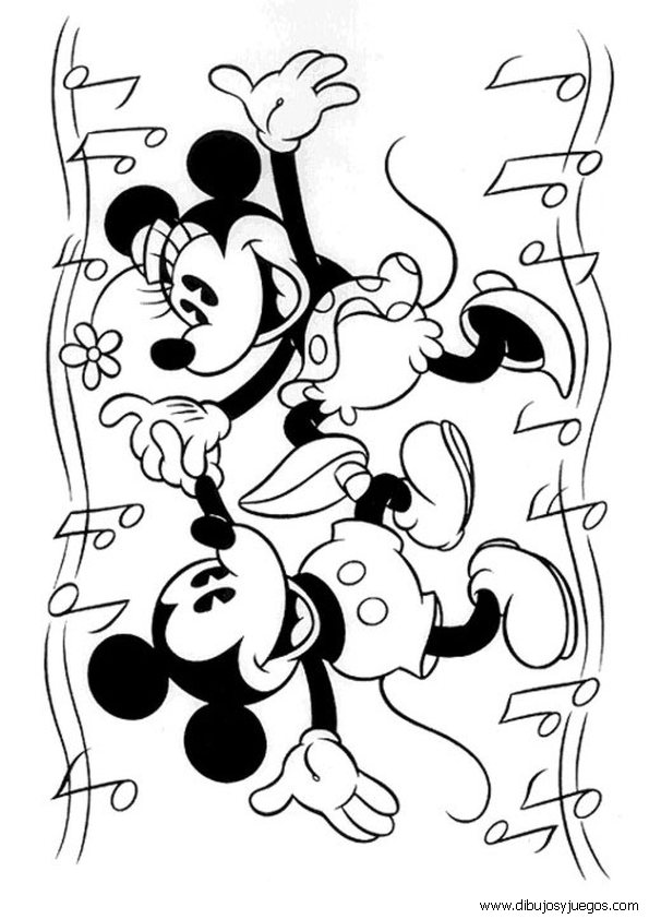 dibujos-de-minnie-mouse-023 | Dibujos y juegos, para pintar y colorear